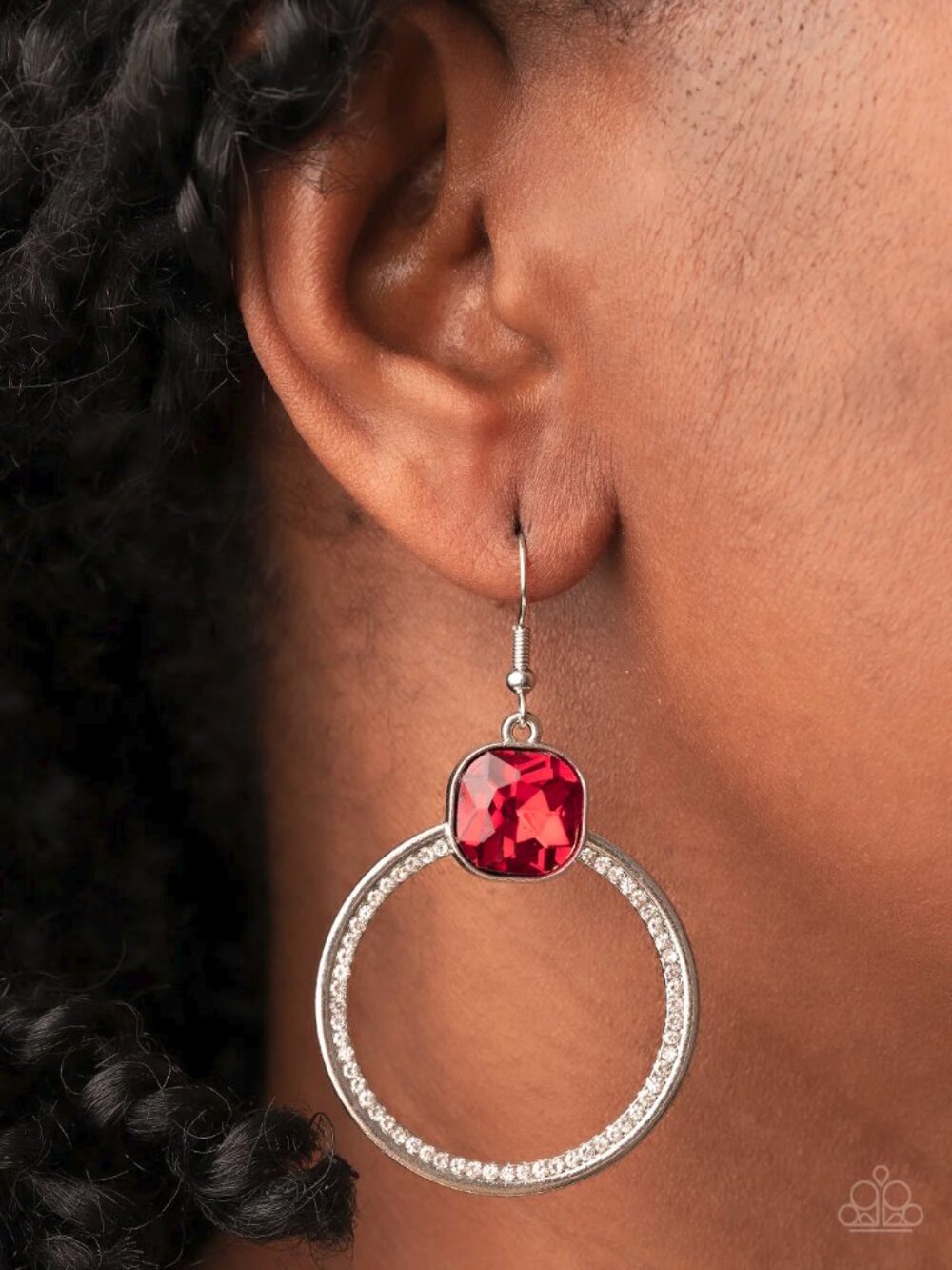 Paparazzi Jewelry - Cheers to Happily Ever After - Red Earrings - Vintage